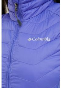 columbia - Columbia bezrękawnik sportowy Powder Pass kolor fioletowy przejściowy. Kolor: fioletowy. Materiał: tkanina, syntetyk, materiał, puch. Długość rękawa: bez rękawów. Styl: sportowy #5
