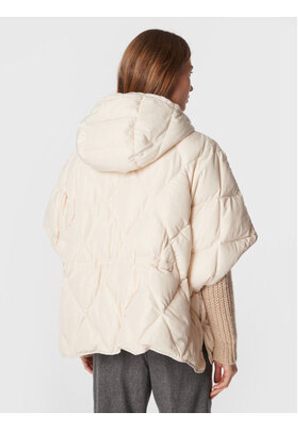 Peserico Easy Kurtka puchowa M22051 A6695 Écru Relaxed Fit. Materiał: syntetyk, puch
