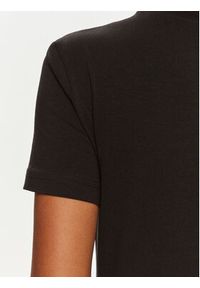 Versace Jeans Couture T-Shirt 76HAH6A8 Czarny Regular Fit. Kolor: czarny. Materiał: bawełna #4