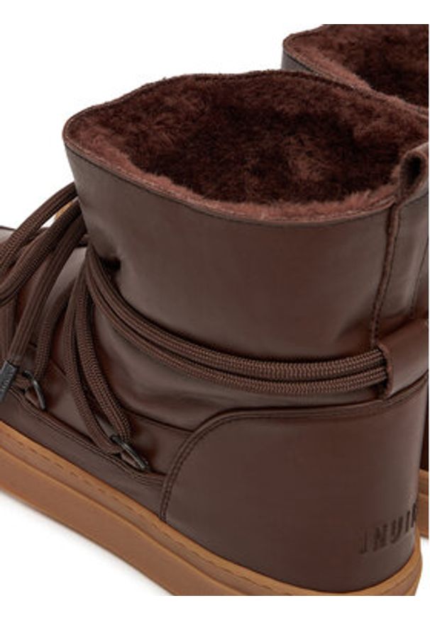 Inuikii Śniegowce Full Leather 2001.003.0032 Brązowy. Kolor: brązowy. Materiał: skóra