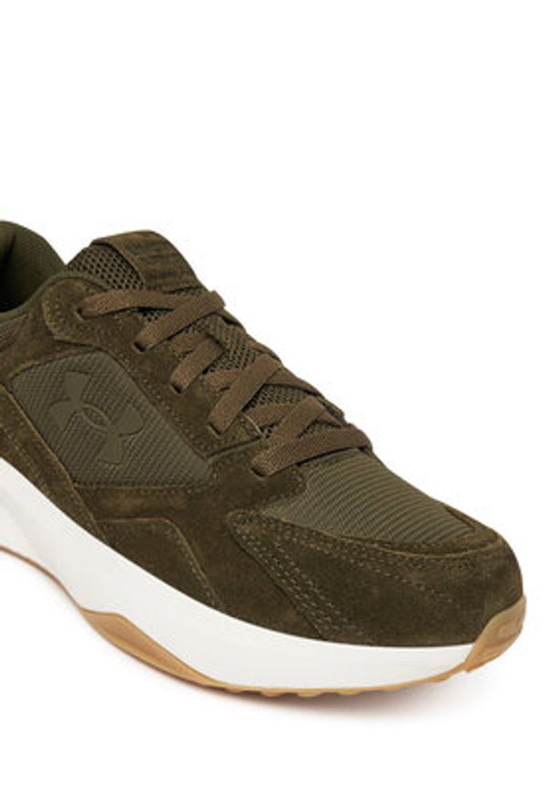 Under Armour Sneakersy UA Edge Suede 3027731 Khaki. Kolor: brązowy. Materiał: materiał