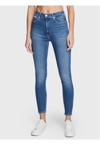 Calvin Klein Jeans Jeansy J20J220198 Niebieski Skinny Fit. Kolor: niebieski