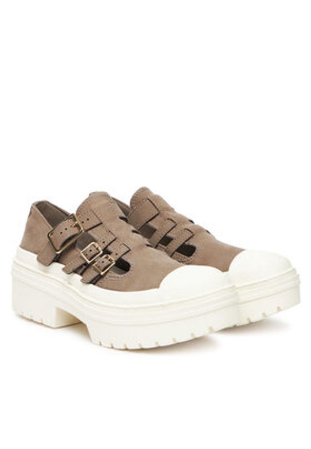 Converse Półbuty Chuck Taylor All Star Lugged Heel Mary Jane Sandal A13552C Zielony. Kolor: zielony. Materiał: materiał