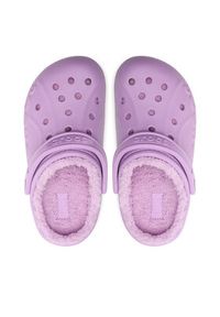 Crocs Klapki 9 Baby Lined Clog 205969-5Q5 Fioletowy. Kolor: fioletowy #3