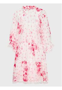 Ermanno Firenze Sukienka koktajlowa D42EQ065CSEC8 Różowy Regular Fit. Kolor: różowy. Materiał: wiskoza. Styl: wizytowy #2