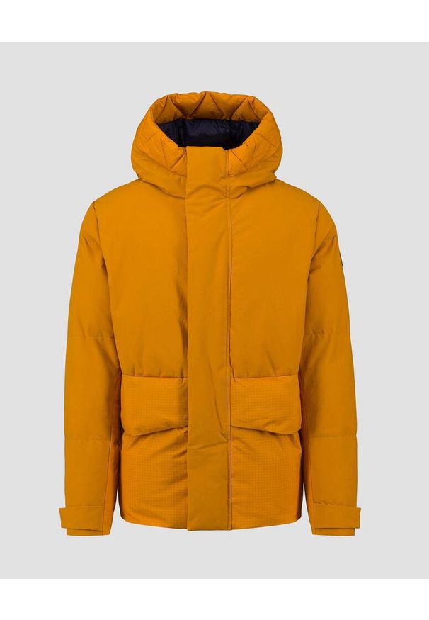 Kurtka męska Dolomite KARAKORUM2 TREE ORANGE. Kolor: pomarańczowy. Materiał: puch. Sport: turystyka piesza