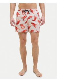 Jack & Jones Szorty kąpielowe Maui 12272809 Beżowy Regular Fit. Kolor: beżowy. Materiał: syntetyk #1