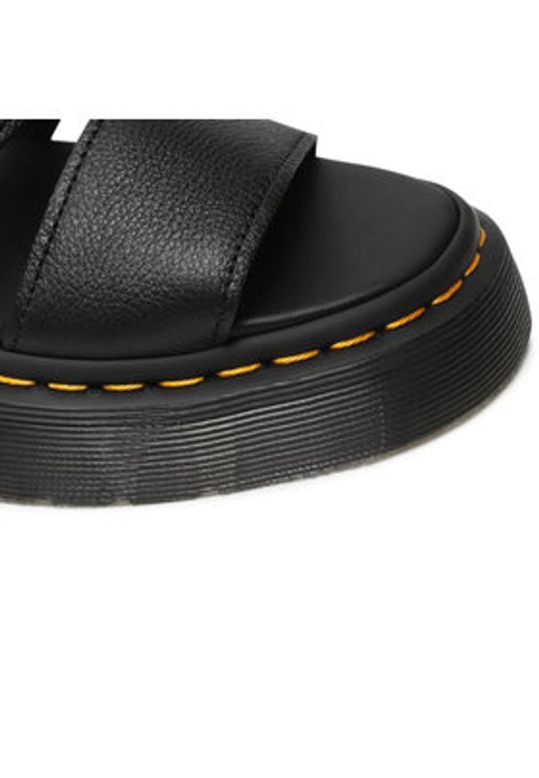 Dr. Martens Sandały Gryphon Quad 25720001 Czarny. Kolor: czarny. Materiał: skóra