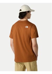 The North Face T-Shirt Easy NF0A8A6C Pomarańczowy Regular Fit. Kolor: pomarańczowy. Materiał: syntetyk #4