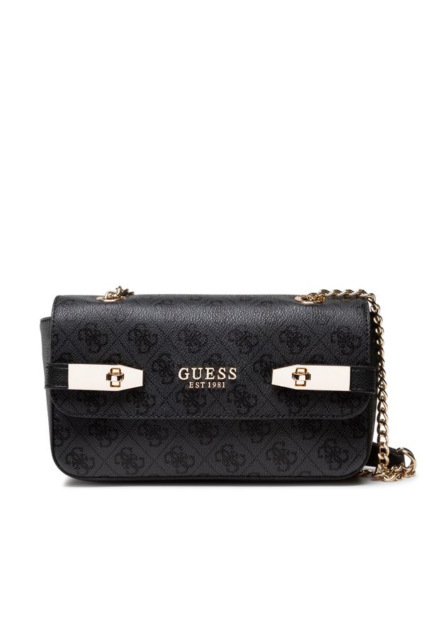 Torebka Guess - Zadie Logo Cnvrtble Xbdy Flap HWSG83 96210 CLO. Kolor: szary. Materiał: skórzane