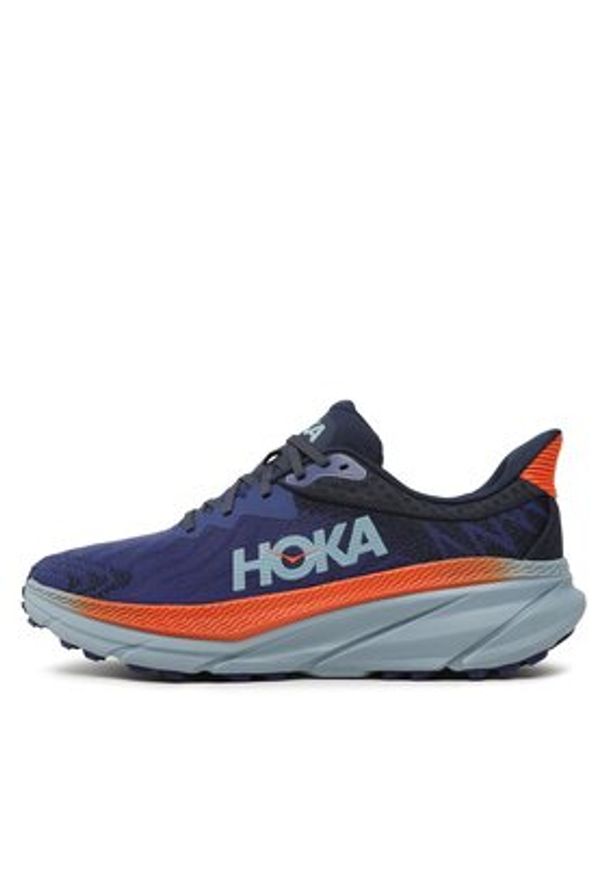 HOKA - Hoka Buty do biegania Challenger 7 1134497 Granatowy. Kolor: niebieski. Materiał: materiał