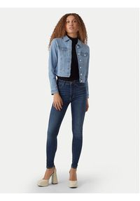 Vero Moda Kurtka jeansowa Luna 10279492 Błękitny Slim Fit. Kolor: niebieski. Materiał: bawełna #3