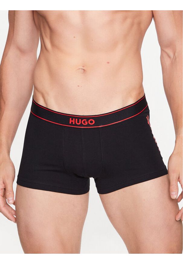 Hugo Bokserki 50491764 Czarny. Kolor: czarny. Materiał: bawełna