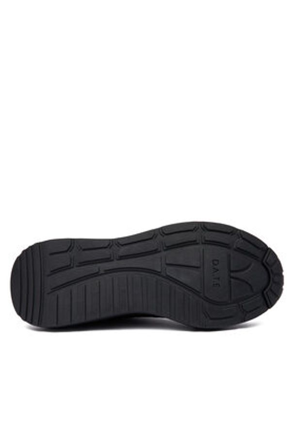 D.A.T.E. Sneakersy Fuga Shiny W431-FG-SH Czarny. Kolor: czarny. Materiał: skóra