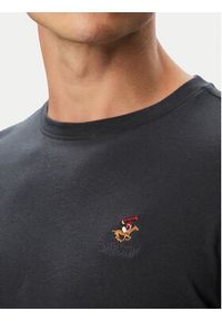Beverly Hills Polo Club T-Shirt P-SS26M-TS450030BLU Granatowy Regular Fit. Typ kołnierza: polo. Kolor: niebieski. Materiał: bawełna #4