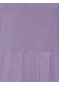 Fransa Sukienka codzienna 20611826 Fioletowy Regular Fit. Okazja: na co dzień. Kolor: fioletowy. Materiał: wiskoza. Typ sukienki: proste. Styl: casual #3