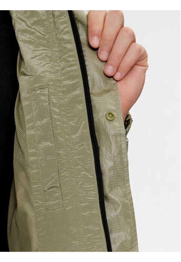 Calvin Klein Jeans Kurtka przejściowa Utility Track Jacket J30J324663 Zielony Regular Fit. Kolor: zielony. Materiał: syntetyk