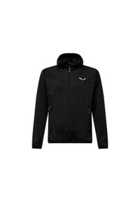 Salewa - Bluza trekkingowa męska Puez Altavia PL HD. Typ kołnierza: kaptur. Kolor: czarny. Materiał: materiał