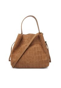 Elisabetta Franchi Torebka BS-21H-61E2-V720 Beżowy. Kolor: beżowy. Materiał: skórzane, zamszowe #4