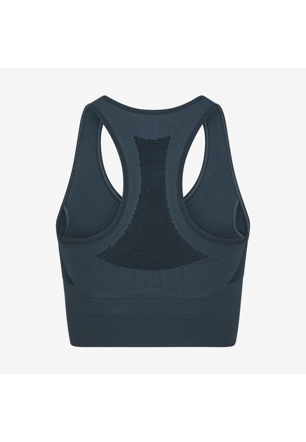 Head - Stanik sportowy damski FLEX Seamless Bra. Kolor: niebieski. Materiał: poliamid, dzianina, materiał