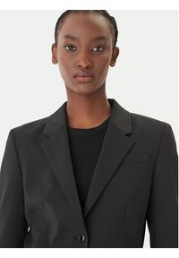 Hugo - HUGO Marynarka Aredana 50516131 Czarny Slim Fit. Kolor: czarny. Materiał: syntetyk #5