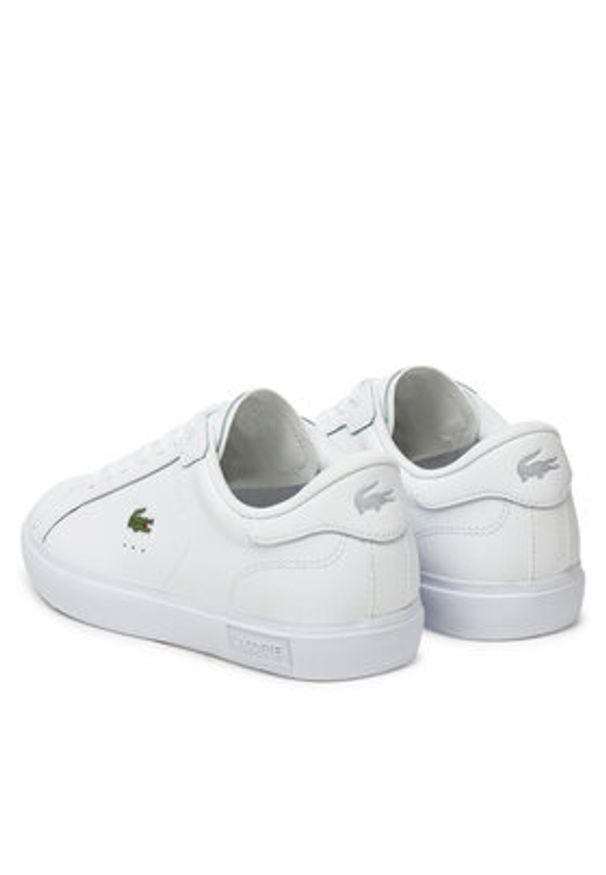 Lacoste Sneakersy Powercourt 7-49SFA0086 Biały. Kolor: biały. Materiał: skóra