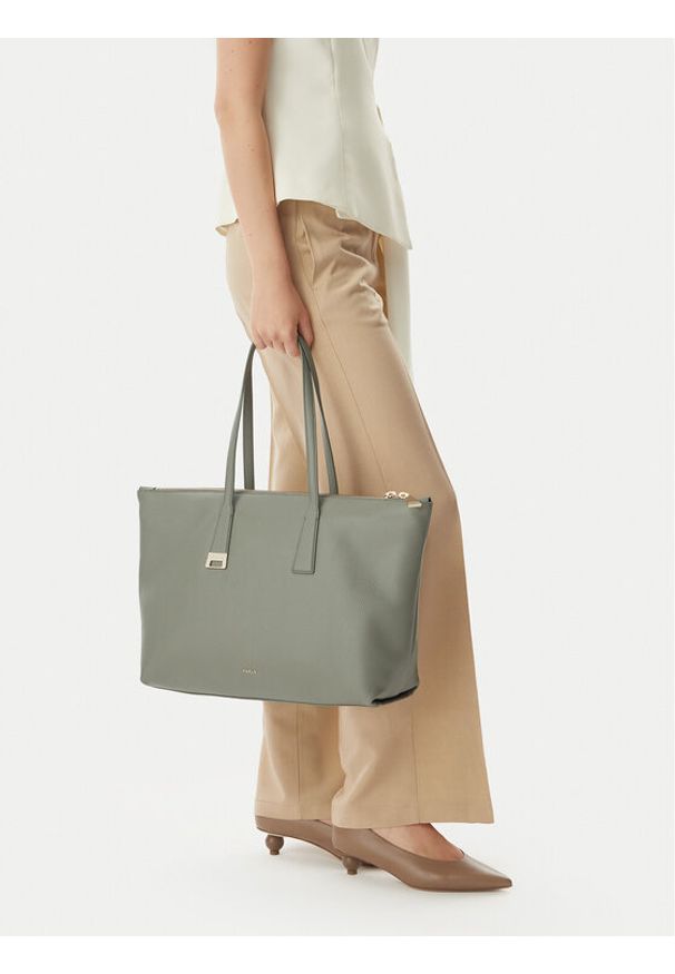 Furla Torebka Olivia L WB01940 HSF000 CN AG700 Zielony. Kolor: zielony. Materiał: skórzane