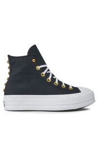 Trampki Converse. Kolor: czarny. Obcas: na platformie #1
