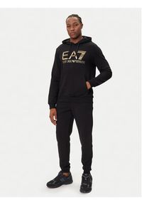 EA7 Emporio Armani Bluza 7M001190 AF17787 UC001 Czarny Regular Fit. Kolor: czarny. Materiał: bawełna #2