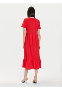 only - ONLY Sukienka codzienna May 15252525 Czerwony Regular Fit. Okazja: na co dzień. Kolor: czerwony. Materiał: bawełna. Typ sukienki: proste. Styl: casual #5