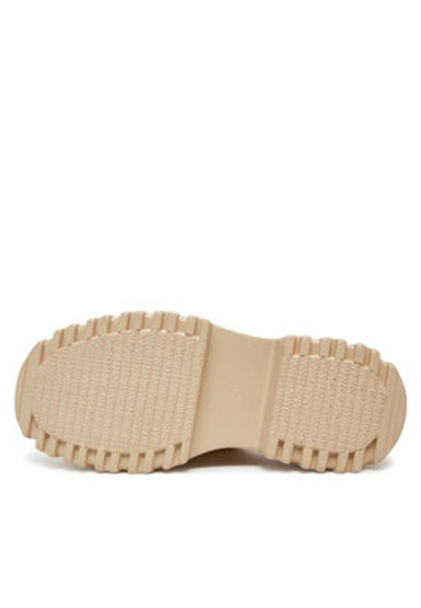 DeeZee Klapki 8602-1A Écru. Materiał: materiał