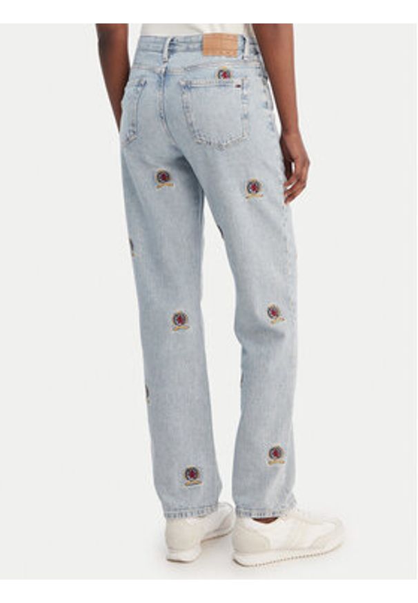 Tommy Jeans Jeansy Kira DW0DW22680 Niebieski Straight Fit. Kolor: niebieski