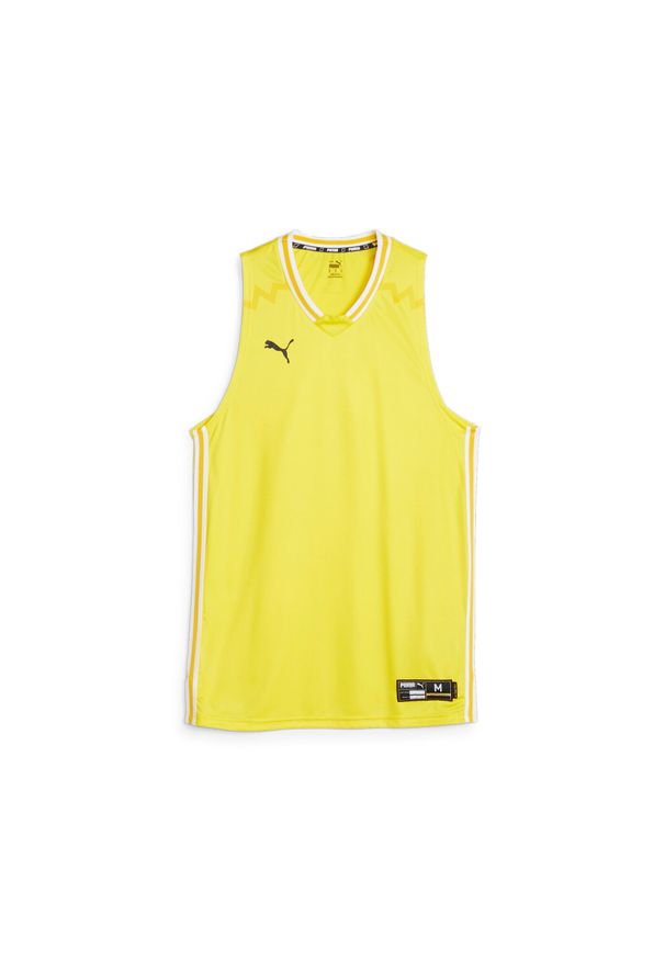 Jersey Puma Hoops team game. Kolor: żółty, wielokolorowy, pomarańczowy. Materiał: jersey. Sport: koszykówka