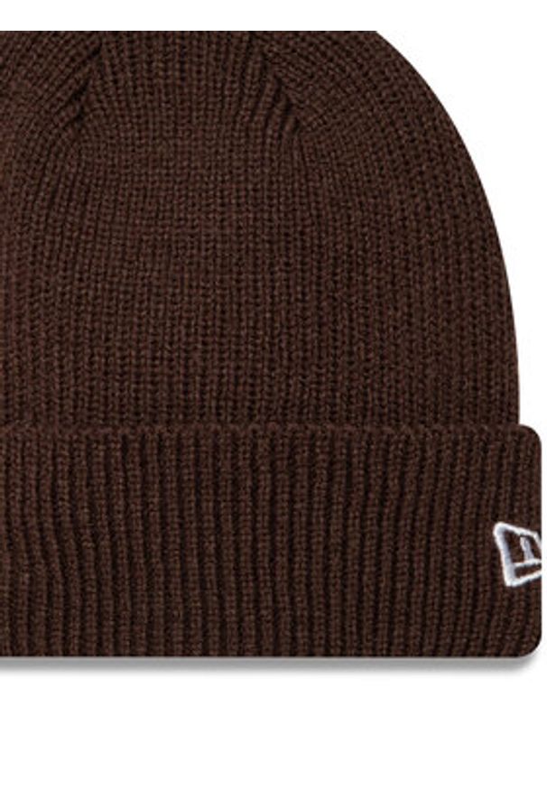 New Era Czapka Wool Cuff Knit Beanie 60424809 Brązowy. Kolor: brązowy. Materiał: materiał, akryl