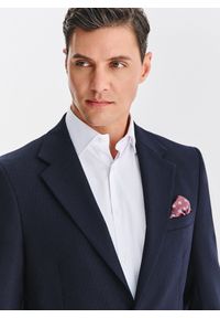 Pako Lorente - PAKO LORENTE - Wełniana marynarka w kolorze granatowym. Kolor: niebieski. Materiał: wełna #5