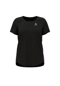 Koszulka z krótkim rękawem damska do biegania Odlo T-shirt Zeroweight CHILL. Kolor: czarny. Długość rękawa: krótki rękaw. Długość: krótkie. Sport: bieganie
