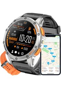 Gravity - Zegarek męski SMARTWATCH GRAVITY GT24-4 SR/BK/OG PROF. Rodzaj zegarka: smartwatch