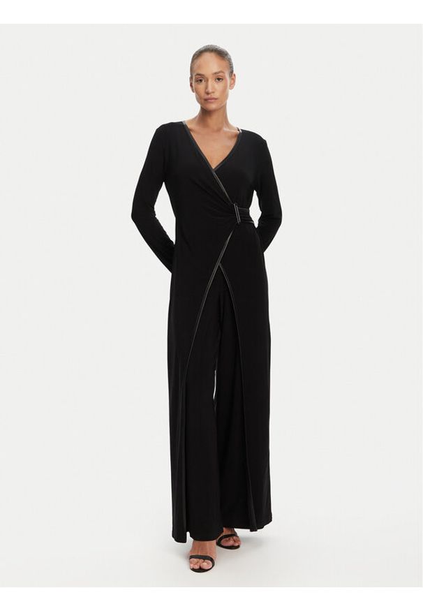 Joseph Ribkoff Kombinezon 253249 Czarny Slim Fit. Kolor: czarny. Materiał: syntetyk