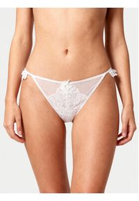 Hunkemöller Stringi Posie 302401 Biały. Kolor: biały. Materiał: syntetyk