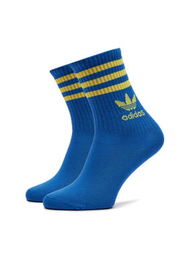 Adidas - adidas Zestaw 2 par wysokich skarpet damskich FARM Rio IY0354 Kolorowy. Materiał: materiał, bawełna. Wzór: kolorowy