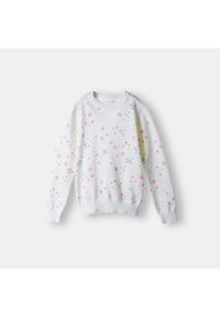 Sinsay - Sweter z drobnym wzorem - Kremowy. Kolor: kremowy #1
