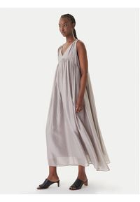 Eleh Sukienka letnia SS260270 Szary Relaxed Fit. Kolor: szary. Materiał: wiskoza. Sezon: lato #2