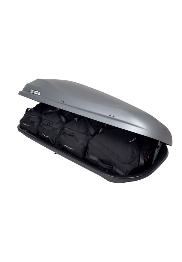 KJUST - Torby Do Boksu Dachowego Taurus Altro 460 4Szt Kjust. Kolor: czarny. Styl: sportowy