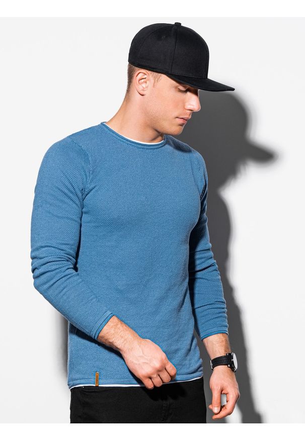 Niebieski sweter Ombre Clothing casualowy, na co dzień
