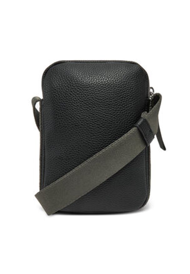 Calvin Klein Jeans Saszetka Cargo Reporter Bag LV04G3080G Czarny. Kolor: czarny. Materiał: skóra