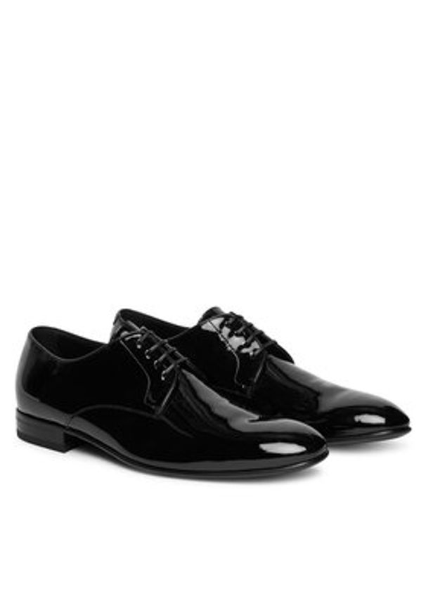 BOSS Półbuty Derrek Derb 50553085 Czarny. Kolor: czarny. Materiał: skóra