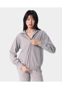 Rozpinana bluza sportowa dla kobiet Carpatree Varsity Chic. Kolor: szary. Sport: fitness