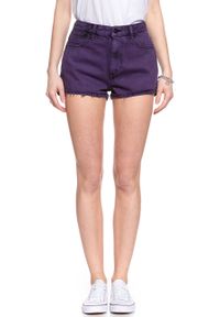 Wrangler - DAMSKIE SPODENKI WRANGLER THE SHORT PURPLE POP W27XRJ202. Kolor: fioletowy #3