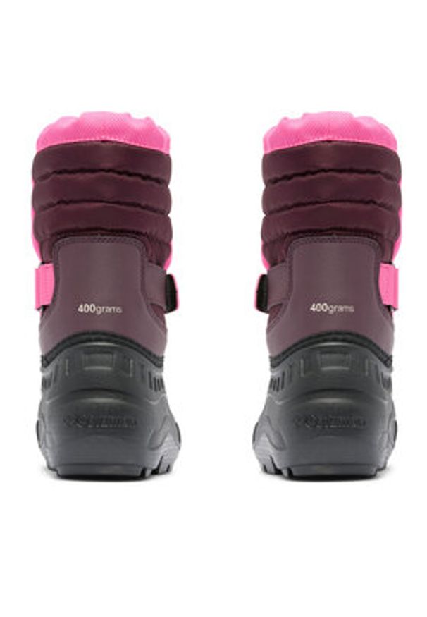 columbia - Columbia Śniegowce Children'S Powderbug Snowlite 2078922 Bordowy. Kolor: czerwony. Materiał: materiał