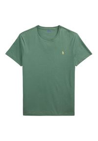 Polo Ralph Lauren T-Shirt 710671438432 Zielony Custom Slim Fit. Typ kołnierza: polo. Kolor: zielony. Materiał: bawełna #6